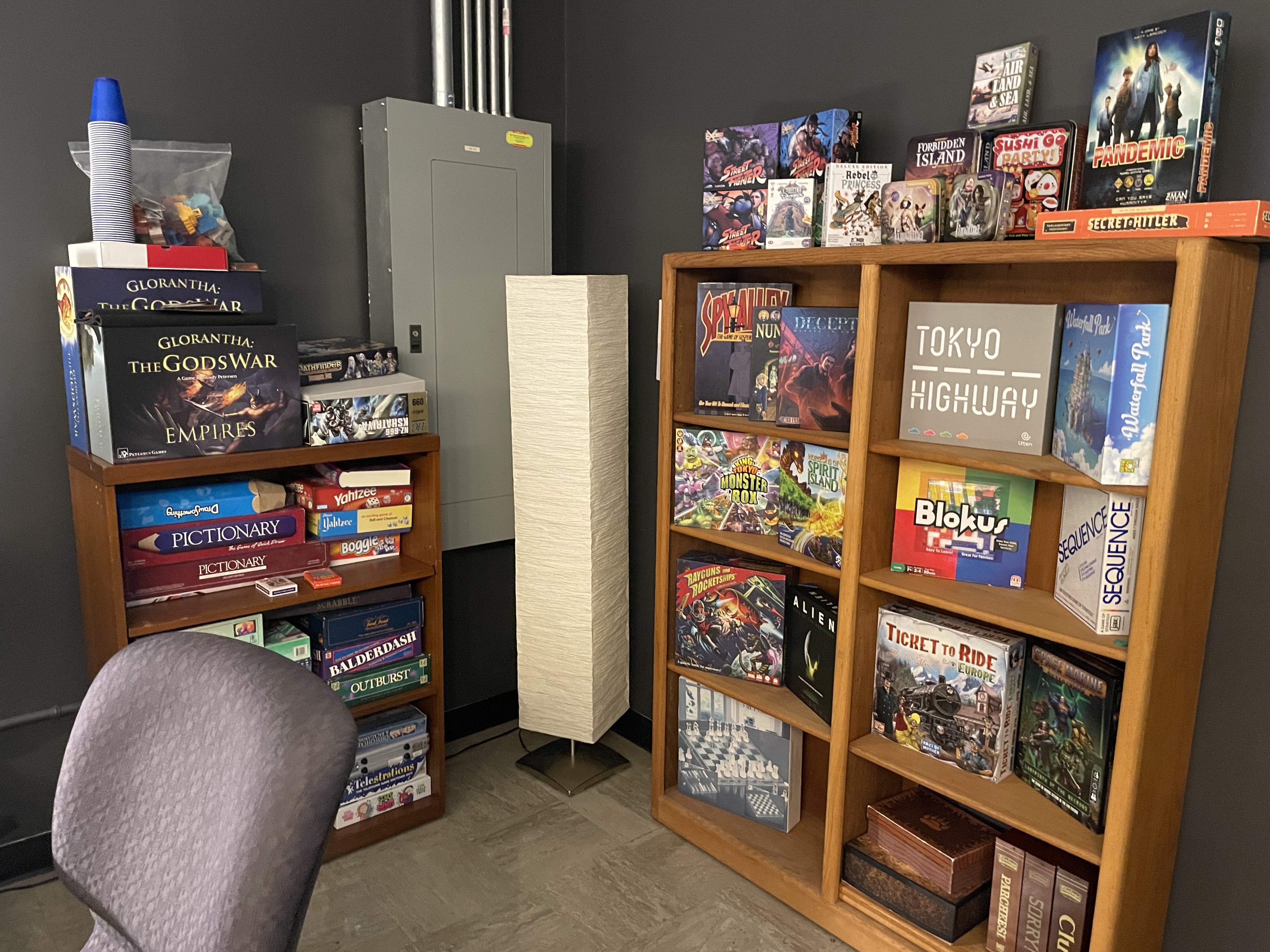 Board Game Room interior 2